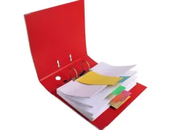 Fiche intercalaire exacompta forever trapézoïdale unie perforée 105x240mm paquet 100 unités