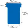 Fiche planning nobo indice 3 15x92x120x80mm coloris bleu étui 100 unités