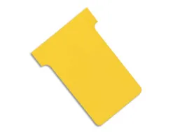 Fiche planning nobo indice 2 15x60x85x48.5mm coloris jaune étui 100 unités