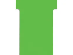 Fiche planning nobo indice 2 15x60x85x48.5mm coloris vert étui 100 unités