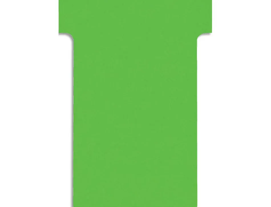Fiche planning nobo indice 2 15x60x85x48.5mm coloris vert étui 100 unités