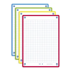 Fiches bristol oxford revision 2.0 a6 non perforee 32 fiches/film q5x5 couleurs assorties
