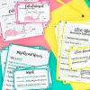 Fiches bristol oxford revision 2.0 a5 perforee 32 fiches/film q5x5 couleur assorties