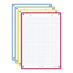 Fiches bristol oxford revision 2.0 a5 perforee 32 fiches/film q5x5 couleur assorties
