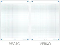 Fiches bristol oxford revision 2.0 a5 perforee 32 fiches/film q5x5 cadre blanc
