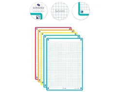 Fiches bristol oxford revision 2.0 a5 perforee 32 fiches/film q5x5 carton assorti