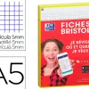 Fiches oxford bristol revision 2.0 oxford a5 perforee 32 fiches/film q5x5 cadre jaune