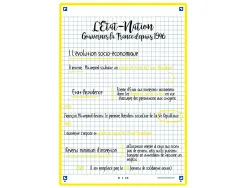 Fiches oxford bristol revision 2.0 oxford a5 perforee 32 fiches/film q5x5 cadre jaune