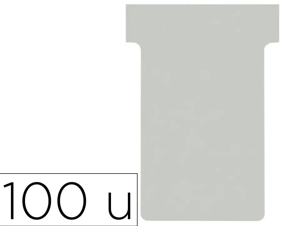 Fiches pour planning nobo 100 unites coloris gris