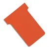 Fiches pour planning nobo 100 unites coloris orange ind 2