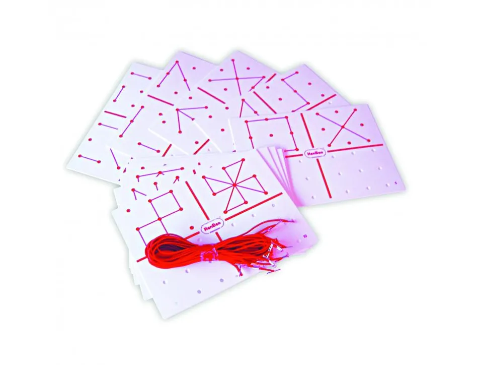 Figures a lacer henbea lacage et logique valisette cartes et elastiques 18 fiches modeles
