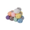 Fil acrylique ocolor environ 90m coloris pastels assortis lot de 8 pelotes