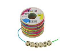 Fil cordon ocolor longueur 45m coloris multicolore sur bobine