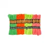 Fil coton ocolor longueur 8m coloris fluos assortis lot de 20 echevettes