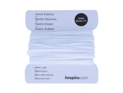 Fil elastique innspiro 2mmx5m coloris blanc sur carte
