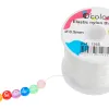 Fil nylon o'color diametre 0,5mm coloris transparent bobine 50m