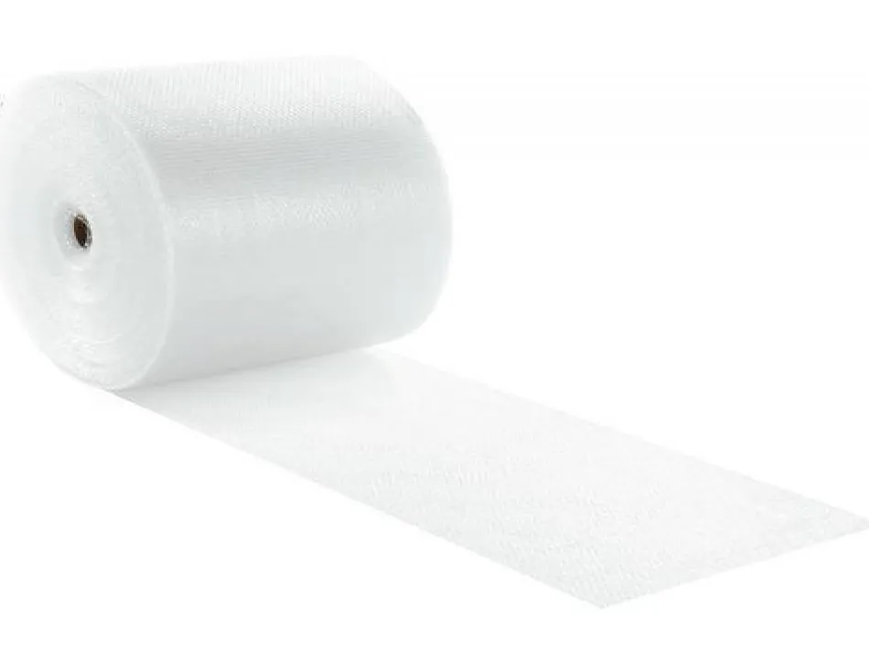 Film a bulles aircap bulle diametre 10mm polyethylene resistant absorbe les coups rouleau 50cmx150m