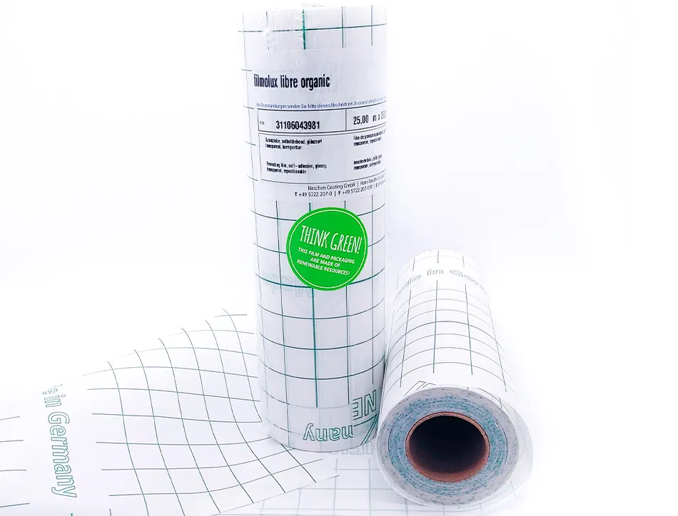 Film protecteur bio filmolux a base de polyethylene vert brillant 90 microns protection uv 25mx41cm