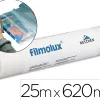 Film pvc adhesif transparent pour la couverture de livre pose defere lux cristal dim. 25mx620mm