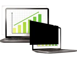 Filtre confidentialité fellowes privascreen 24" grand écran protection maximale portable réversible 521x327mm