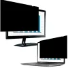 Filtre confidentialité fellowes privascreen 14" grand écran protection maximale portable réversible 261x268mm