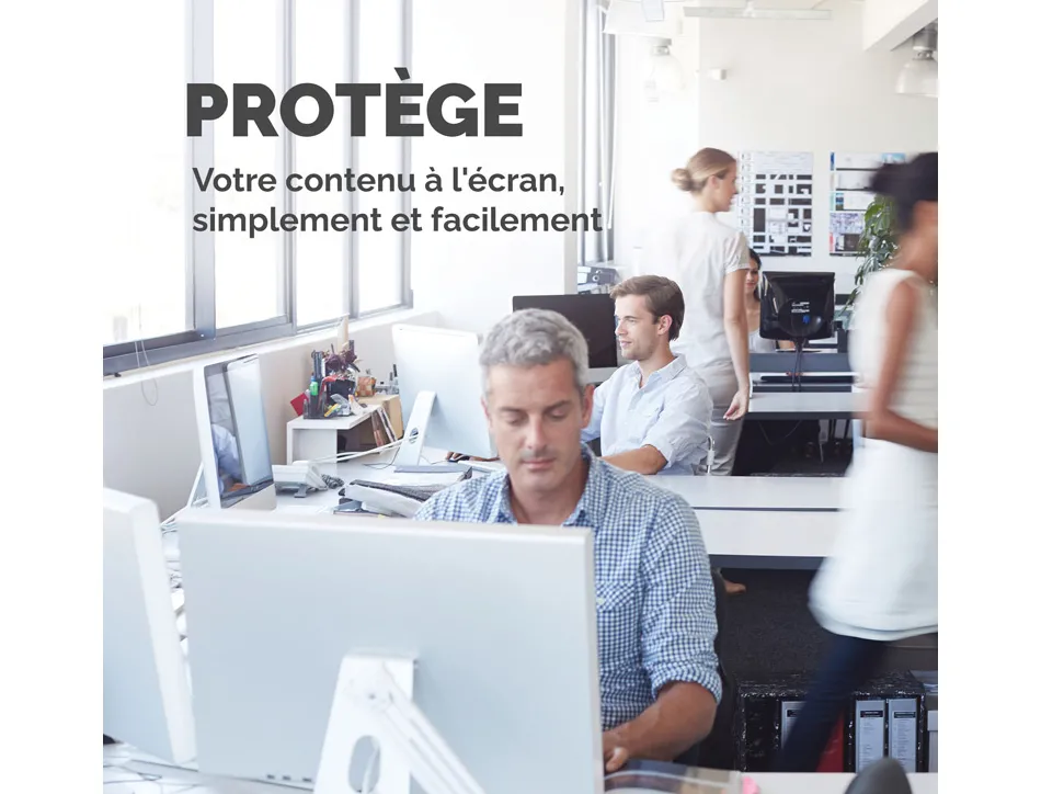 Filtre confidentialite fellowes privascreen 23.8 (16:9) coloris noir