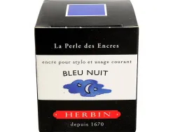 Flacon d'encre j.herbin bleu nuit 30ml