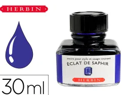 Flacon d'encre j.herbin eclat de saphir 30ml