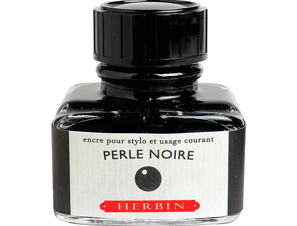 Flacon d'encre j.herbin perle noir 30ml
