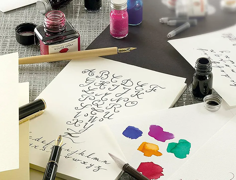 Flacon d'encre j.herbin perle noir 30ml