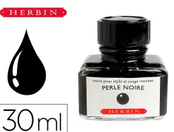 Flacon d'encre j.herbin perle noir 30ml