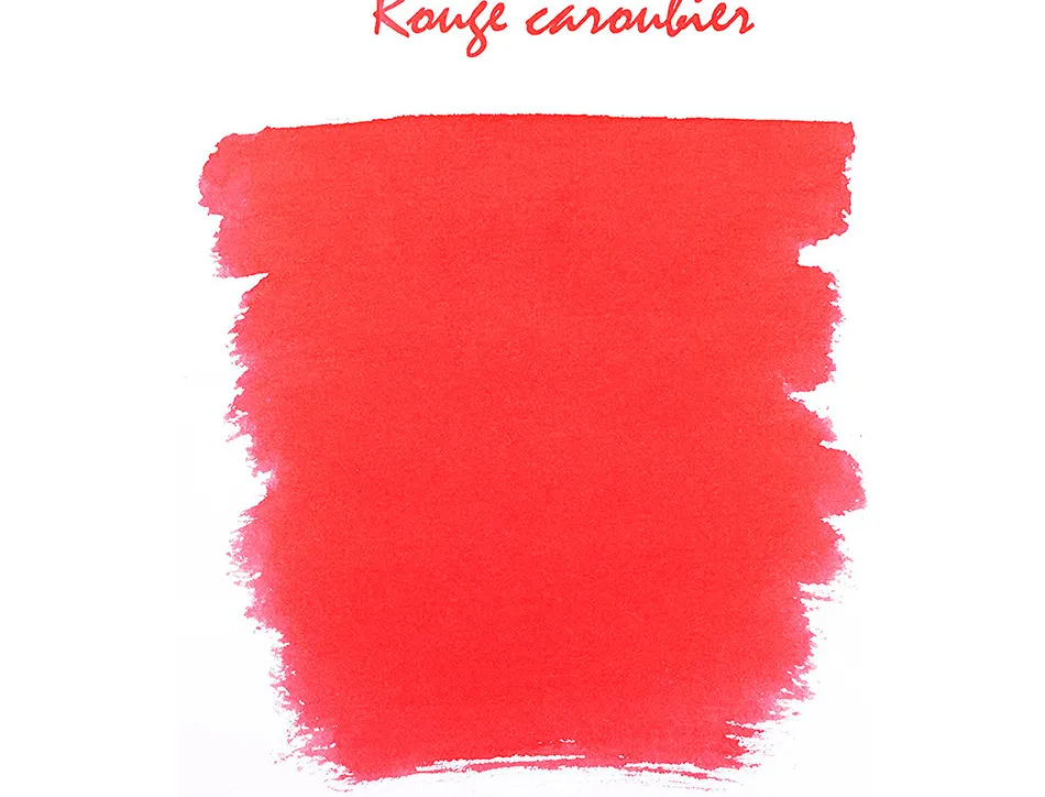 Flacon d'encre j.herbin rouge caroubier 30ml