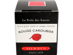 Flacon d'encre j.herbin rouge caroubier 30ml