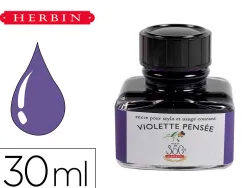 Flacon d'encre j.herbin violette pens e 30ml