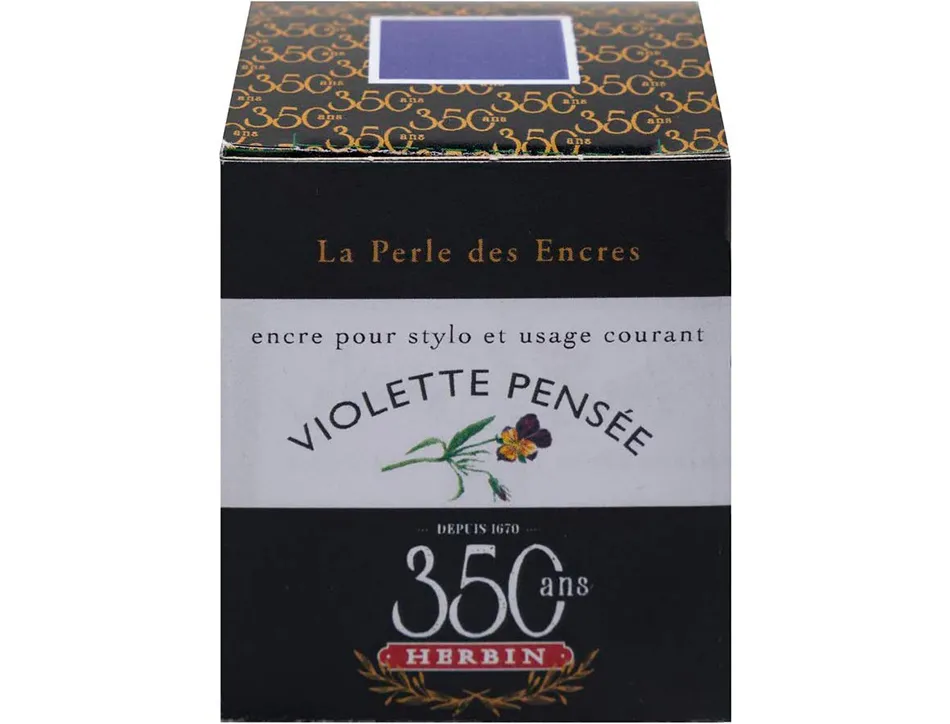 Flacon d'encre j.herbin violette pens e 30ml