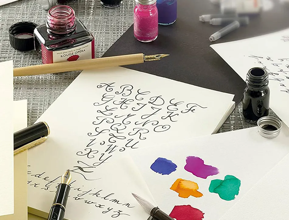 Flacon d'encre j.herbin violette pens e 30ml