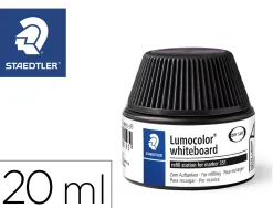Flacon recharge staedtler lumocolor 351 de 20ml coloris noir