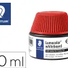 Flacon recharge staedtler lumocolor 351 de 20ml coloris rouge
