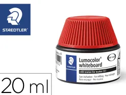 Flacon recharge staedtler lumocolor 351 de 20ml coloris rouge