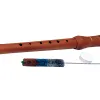 Flûte à bec hohner en bois de poirier 9501 2 pièces boîte de luxe