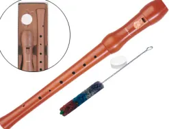 Flûte à bec hohner en bois de poirier 9501 2 pièces boîte de luxe