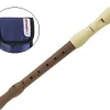 Flûte à bec hohner en bois 95850 housse bleue