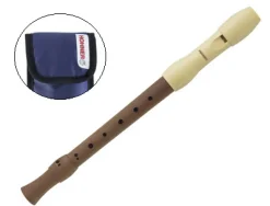 Flûte à bec hohner en bois 95850 housse bleue
