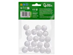 Forme liderpapel mousse polystyrene petites boules diametre 2cm coloris blanc sachet 20 unites