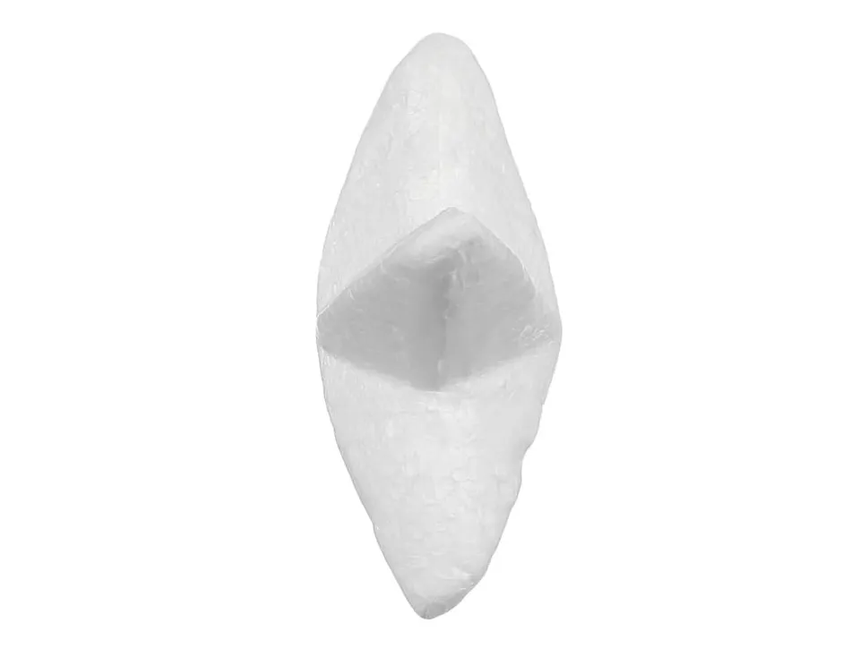Forme liderpapel mousse polystyrene etoiles 4cm coloris blanc sachet 6 unites
