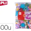 Formes apli kids mousse eva adhesive differentes dimensions coloris assortis format maxi sachet zip 400