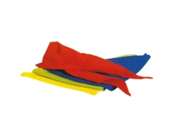Foulard triangulaire tremblay 85x64x64cm coloris rouge lot 6 unites
