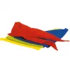Foulard triangulaire tremblay 85x64x64cm coloris bleu lot 6 unites