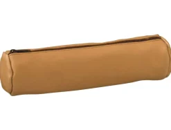 Fourre tout rond cuir naturel
