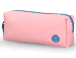 Fourre-tout antartik 1 compartiment rectangulaire modele basic pack 80x55x210mm coloris rose